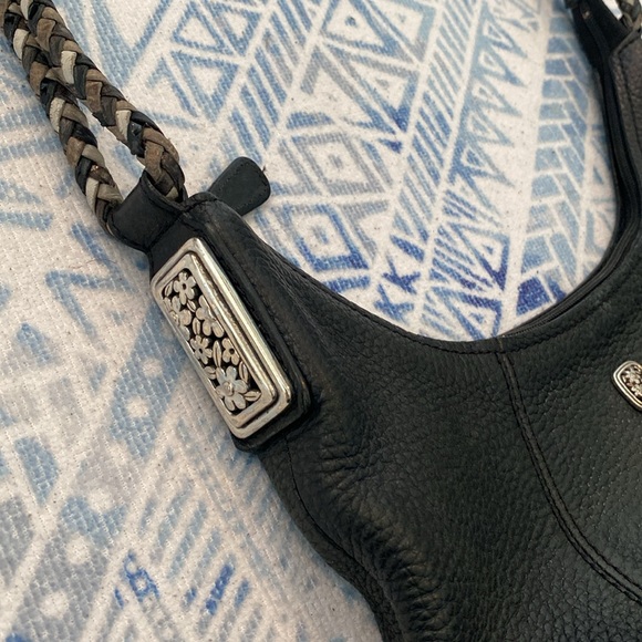 Brighton Black Leather Handbag - Picture 4 of 8